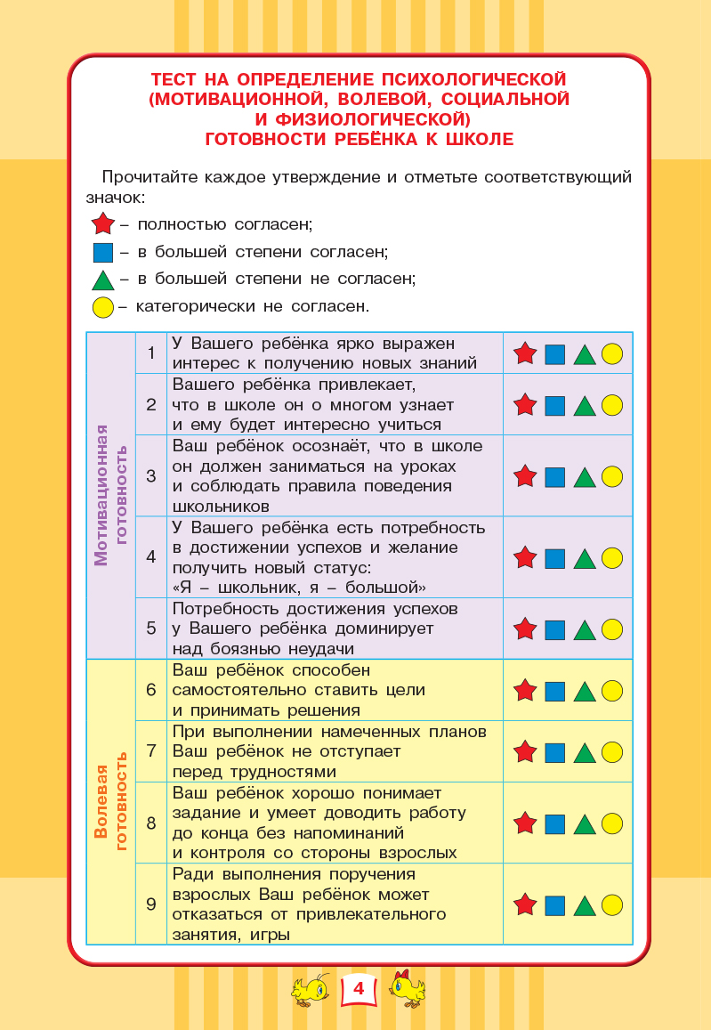 Знания цыплёнка. Тесты. Готов ли ваш ребёнок к школе? Купить